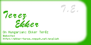 terez ekker business card